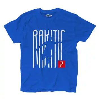 T-shirt Futbolo Nacionalinė Rakitic Hrvatska Crozia 7 Pasaulio Taurės Royal S