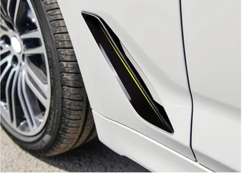 Anglies Pluošto ABS Auto Pusėje Kūno Sparnas Angos Dekoratyvinis Dangtelis Apdaila Reikmenys Naujas BMW 5 Serijos G30 2017 2018 Automobilio stiliaus