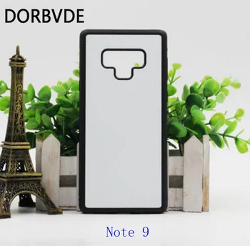 2D Sublimacijos Tuščią TPU+PC gumos Atveju Samsung Note 9, su Aliuminio Įdėklais, 100vnt/daug