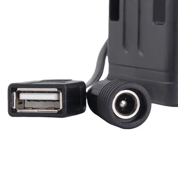 Dviratis Dviračio Bateriją Atveju Vandeniui USB 8.4 V Akumuliatoriaus Dėžutė Tinka 4 x 18650 Baterijas SAL99