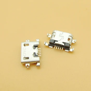 50pcs Micro USB lizdas Mini Įkrovimo lizdo jungtis ZTE V815W lenovo A798T A590 A808 A706T A670T S890 S820 S880