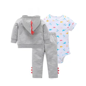 Naujas kūdikis, berniukas, mergaitė drabužių rinkinys vaikams baby berniukas ir mergaitė palaidinukė drabužius 3pcs vaikų drabužių romper kostiumai hoodies
