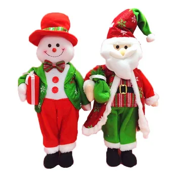 Karšto pardavimo Kalėdų eglutė sijonas nuolatinis Kalėdų didelis Lėlės Kalėdų dekoracija Kalėdų džentelmenas vyras skrybėlę sniego