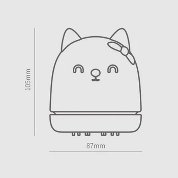 Nešiojamų Mini Cute Kačių Stalo Dulkių siurblys, skirtas Staliniams Klaviatūros Švaresnis Kompiuterio Šepetys Dulkėms Rinkti