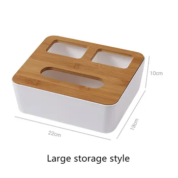 2021 kūrybos Japonų stiliaus valgomasis stalas audinių langelį stalas siurbimo langelį padengti bambuko audinio talpinimo nešiojamų automobilių saugojimo dėžutė