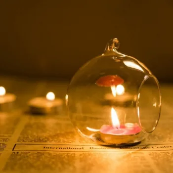 Aišku, Kabo Stiklo Žvakė Arbatos Šviesos Turėtojo Terariumai, Oro Augalų Pasaulyje Namų Kamuolys Vestuves Centerpieces Dekoras