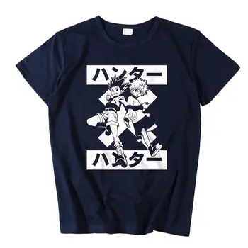 Anime Hunter X Hunter Marškinėliai Cosplay T-Shirt Vyrai Moterys Studentų Vatos Pagaliukai Naujas Trumpas Rankovės Tees