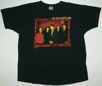 Retų Senovinių Queensryche Q2K World Tour 1999 Marškinėliai 90S Metalo, Roko Grupė Sz Xl
