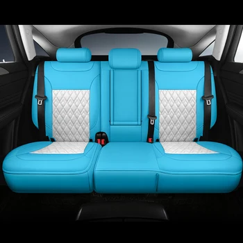 Pasirinktinis Tilptų PVC Odinės Sėdynės Pagalvėlės Volkswagen VW Touareg 2020 m. 2021 m. 2019 Sėdynės Padengti Priedai Palaiko Automobilių Stilius 14pcs