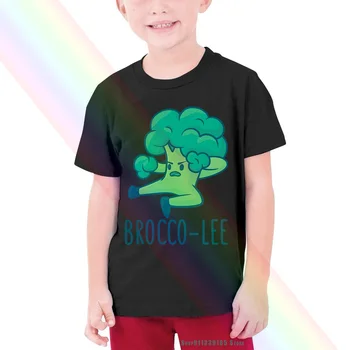 Vegetarien Drole Brokoliai Imprime Coupe Standard 100 Coton Vaikų Vaikas, T-shirt