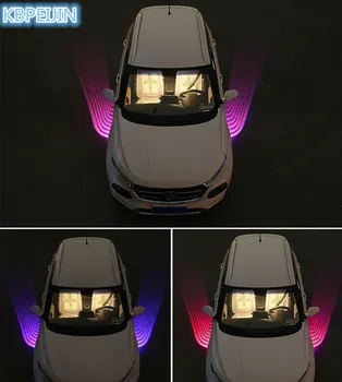 2VNT Automobilių Angelas Sparnų LED sveiki žibintai, Automobilių Durų mandagumo Projektoriaus Šviesos Lexus rx350 rx gs is250 gs300 rx300 nx rx330 gx470