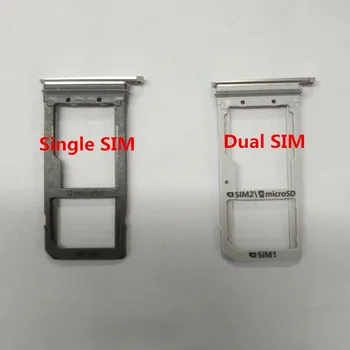 10VNT/Daug Aukštos Kokybės Naujas Single / Dual SIM Kortelės Dėklas Lizdo Laikiklį Samsung Galaxy S7 Krašto G935F