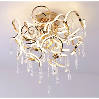 Kūrybinė asmenybė Kristalų K9 prabangus led Lubų šviesos Šiuolaikinio meno paprasta Lubų Lempa kambarį restoranas, kambarių žibintai