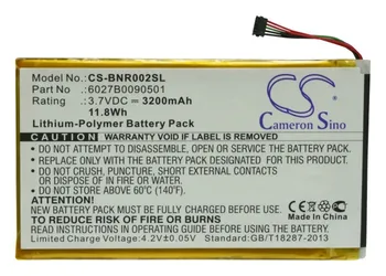 Cameron Kinijos 6027B0090501 AVPB001-A110-01 Baterijos Barnes & Noble NOOK color 