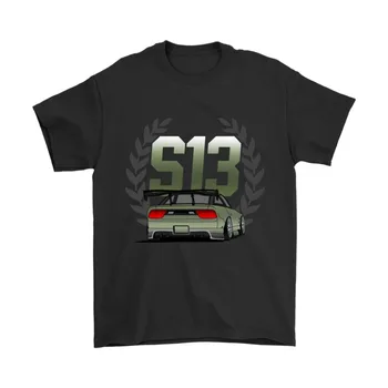 2019 mados karšto pardavimo Klasikinis Japonų Legenda Automobilių 240SX S13 Drift S-Važiuoklės T-Shirt marškinėliai