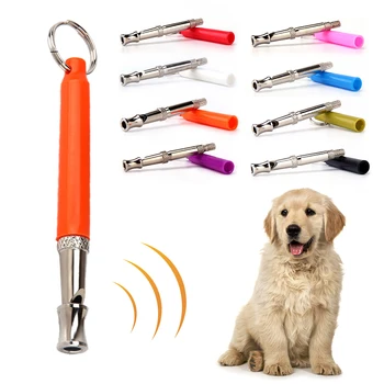 1Pcs KARŠTO Reguliuojamas ultrasonic dog repeller šunų mokymo priemonė švilpukas pikis anti-žievė sustabdyti žievės key chain naminių reikmenys