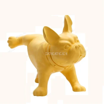Šiuolaikinės Kūrybos prancūzų Buldogų Šunų Skulptūros iš PVC Plastiko, Pet Šuo Statula Mielas Gyvūnų Statulėlės, Namų Dekoracijas Rankdarbiai