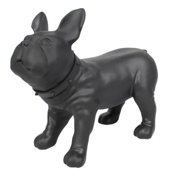 Šiuolaikinės Kūrybos prancūzų Buldogų Šunų Skulptūros iš PVC Plastiko, Pet Šuo Statula Mielas Gyvūnų Statulėlės, Namų Dekoracijas Rankdarbiai