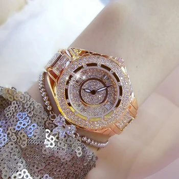 Kvarco Žiūrėti Ponios Aukso nerūdijančio plieno Dirželis Mados Laikrodis Su Pin Sagtis Verslo Atsitiktinis Stiliaus Apvalių Moterų Laikrodžiai