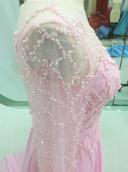 Ilgas Elegantiškas vakarinę Suknelę 2018 Šifono linijos, Užkarpomis ilgomis Rankovėmis Grindų Ilgis Moteris Oficialią Šalies Vakare Gown Chalatas De Soiree
