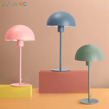 Šiaurės šalių šiuolaikinės minimalistinės kūrybos stalas stalo lempa led asmenybės lempos studijų miegamojo lovos skaitymo apšvietimo macarons lempos