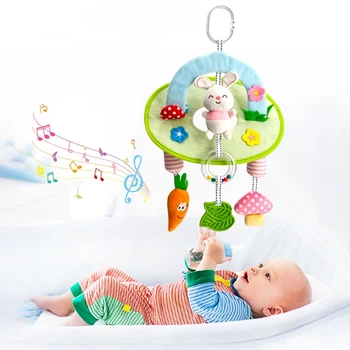 Kūdikiams, Naujagimiams Ramina, Žaislų, Kūdikio Lovelę Muzikinių Mobilių Barškučių Sukasi Lova Bell Pliušinis Pakabukas Švietimo Dovanos