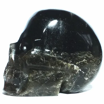 Gamtos cranium dūmų kvarco kristalo parduoti Akmenų namo apdaila dekoratyvinis Helovinas ir 