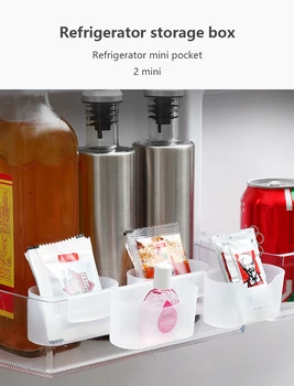 Nešiojamas Šaldytuvas Saugojimo Artefaktas, Virtuvė, Sandėliavimo Plastiko Prieskonių Specialios Skirtumas Talpinimo Pasiskirstymo Pakaba Saugojimo Dėžutė