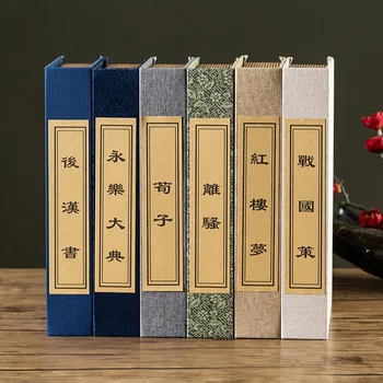 Naujas Kinijos Netikrą Knyga Antikos Dekoratyvinis Knygos Modeliavimas Knygos Dėžutės Modelis Kambarys Studijuoti Kambarys Zen Apdailos Lino Prop Knygą Lauke