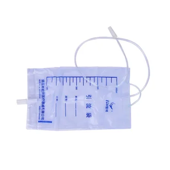 5vnt Medicinos latekso mova tipas vienkartiniai šlapimo maišelis Vyrų maišelį 1000ML Šlapimo rinktuvas su šlapimu Sveikatos Priežiūros Petnešos