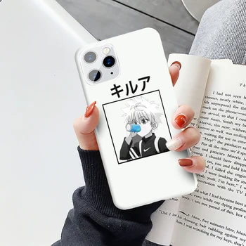 HUNTER x HUNTER HxH Gon Killua anime candy telefono dėklas Skirtas iPhone 11 12 Pro XS MAX XR X 7 8 6Plus SE 2021