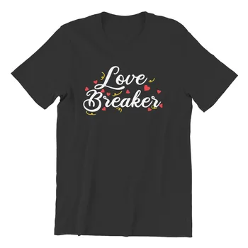 Meilė Pertraukiklis vyriški T-shirt Spausdinti Mados Didmeninės Drabužių, Negabaritinių Retro Plius Dydis Drabužių 24697