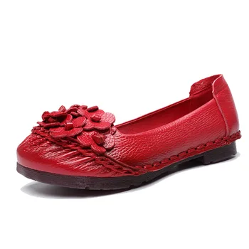 2019 naujausias rudens nacionalinės vėjo moterų batai butas batai rankų darbo, originalus gėlių mados batus moteris nekilnojamojo odiniai batai