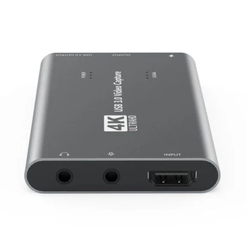 O Video Capture Card Nešiojamų HDMI su USB3.0 4K1080P 60Hz Video Konverteris, skirtas Žaidimas Streaming Live Transliacijas