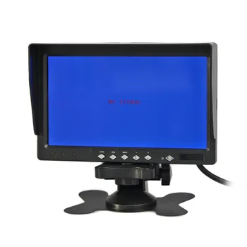 SMALUCK HAINAUT 800x480 7inch TFT LCD Automobilinis Monitorius Galinio vaizdo Monitorius 1080P HAINAUT Kamera su Saulės Gaubtas Skydelis