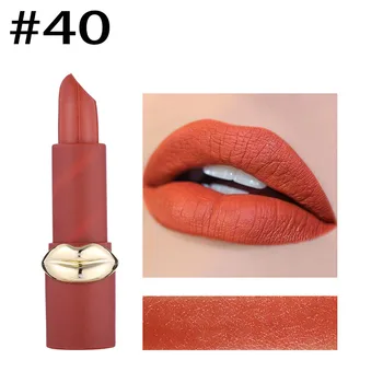 2018 naujas Miss rose seksualus raudonas matinis lūpų pieštukas 12 spalvų vandeniui ilgalaikis rouge a levre kilimėlis lippenstift nuogas lūpų dažai