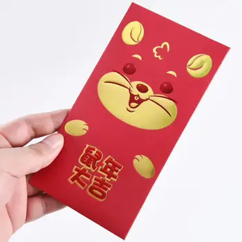 2020 30PCS/Pak Kinijos Raudona Vokai Aukštos Kokybės Atneša Laimę Mielas Pelės Modelis Kinijos Raudona Kišenės už Metus, Pelės
