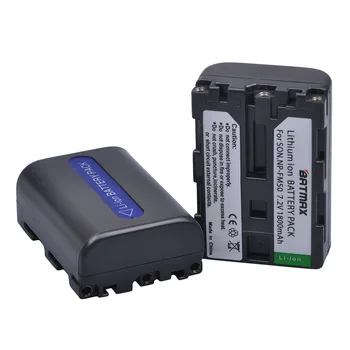 Batmax 3pc NP-FM50 NPFM50 FM50 Baterijas+LCD Greitai Dual Įkroviklio Sony Alpha A100, DSLR-A100 A100K TRV408 DCR-PC105 FM30 FM50